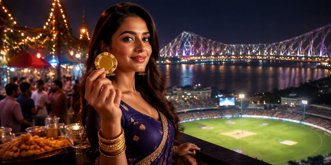 Night market in Kolkata with cricket and live casino gaming